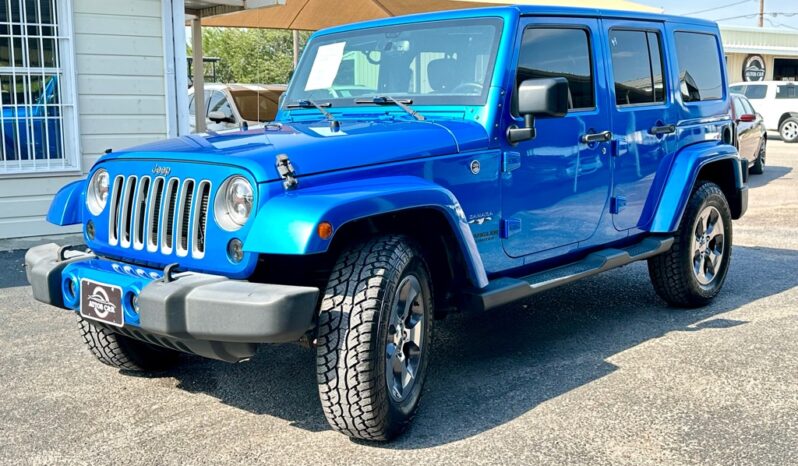 2016 JEEP WRNGLER UNL SAH full