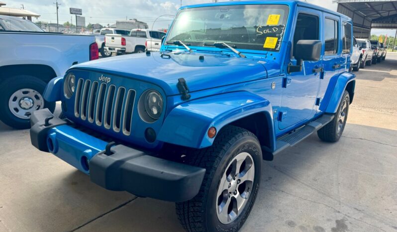 2016 JEEP WRNGLER UNL SAH full