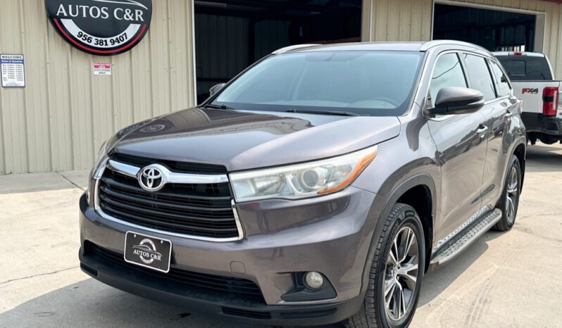 2016 TOYOTA HIGHLANDER XLE full